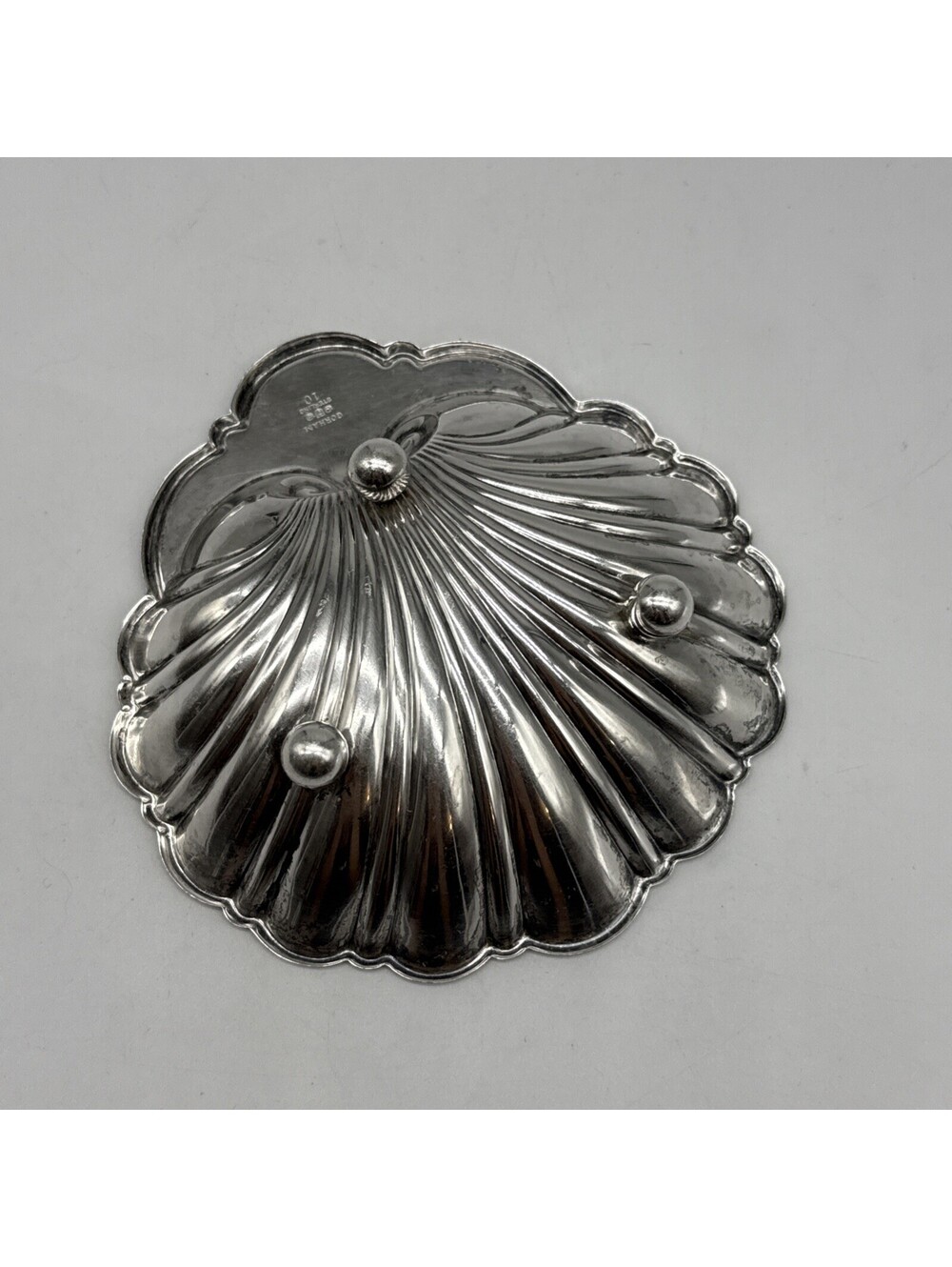 Gorham: Sterling 10 Vintage 94 Grams Gorham Scallop Shell 5x5 - Picture 2 of 8